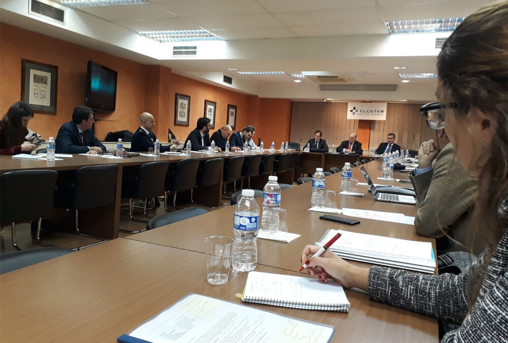 Participamos en la reunión convocada por el Clúster Marítimo Español