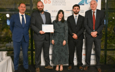 AQUAMOORE, de CTN, galardonado en el 65º Congreso de Ingeniería Naval por su apuesta por la digitalización del mar